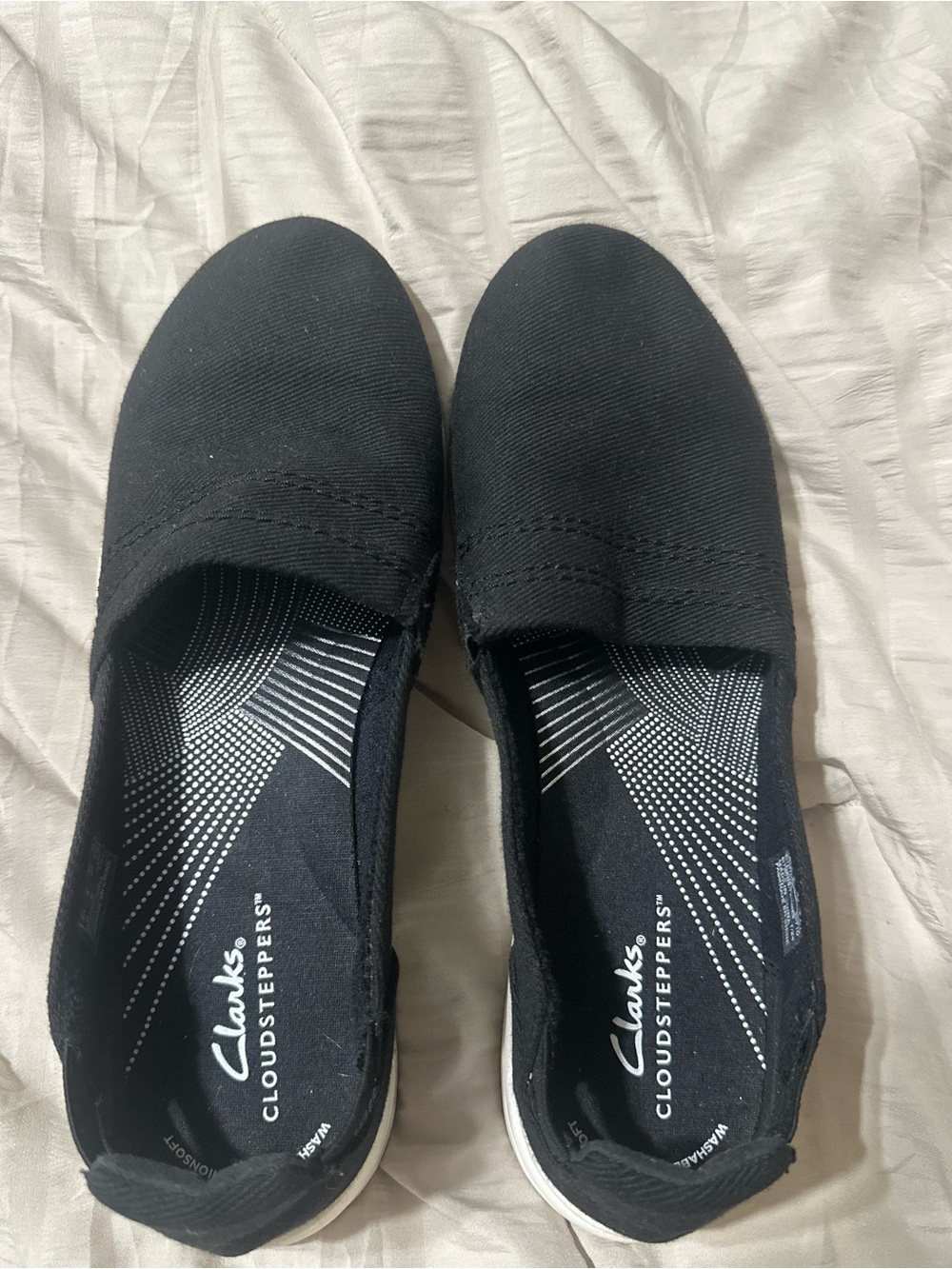 Clarks Cloudsteppers Women’s Slip-On Casual Shoes - Black
